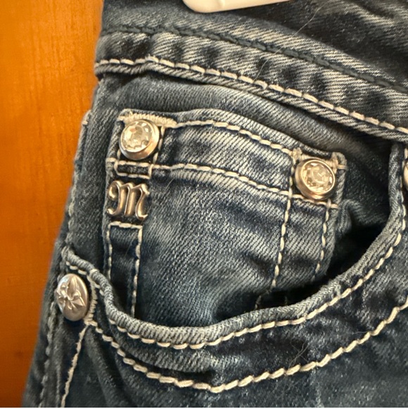 Miss Me women’s Dark Blue Bootcut Jeans - Picture 2 of 8